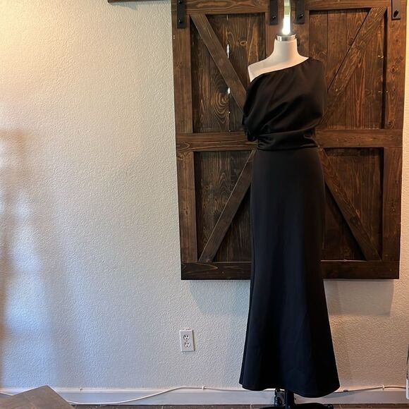 Elegant Sleeveless Off Shoulder Bodycon Long Formal Party Evening Dress - Picture 4 of 14